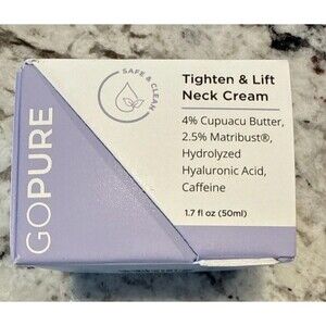 GOPURE Neck Cream - Tighten & Lift Firming Neck Cream NEW & Sealed 1.7oz